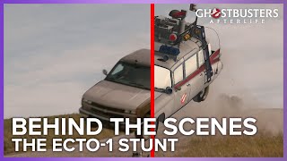 The Ecto1 Stunt  Ghostbusters Afterlife Behind The Scenes [upl. by Oicirtap]