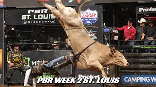 PBR WEEK 2 ST LOUIS  TOP WRECKS amp RIDES [upl. by Yanej]