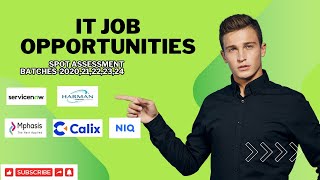 IT JOBS  CALIX SERVICW NOW NIQ MPHASISHARMAN  LIKE SHARE AND SUBSCRIBE [upl. by Parfitt]