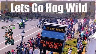 Hog Wild Motorcycle Rally Ocean Shores Washington [upl. by Eninnej]