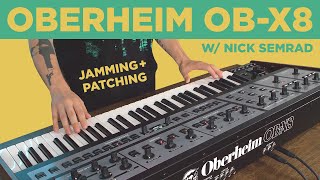 Oberheim OBX8 Sounds amp Demo with Nick Semrad [upl. by Lenna]