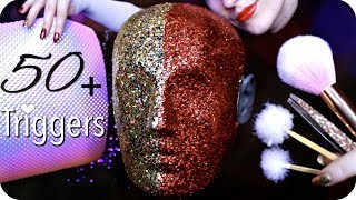 ASMR 50 Triggers over 3 Hours NO TALKING Ear Cleaning Massage Tapping Peeling Umbrella amp MORE [upl. by Arnst178]