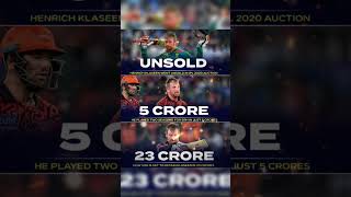 Story of klassen 🔥 ipl2025 iplauction2025 klassen [upl. by Calandria]