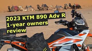 2023 KTM 890 Adventure R  owners review after one year and 9200 km [upl. by Odlanyar456]