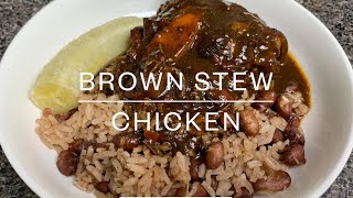 How to make Jamaican Brown stew chicken [upl. by Delphinia]