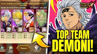 ESTAROSSA HA CAMBIATO IL TEAM DEMONI😨 TOP TEAM DEMONI PVP  Seven Deadly Sins Grand Cross ITA [upl. by Retsub]