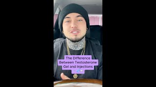 Whats the difference between testosterone gel and injections 💉💦genderaffirmingcare transmasc [upl. by Aiyekal]