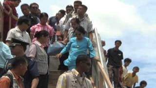 Inaugural Drive Thru of Las Navas Bridge Las Navas Northern Samar [upl. by Ramahs366]