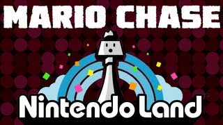 Nintendo Land  Mario Chase  4Player [upl. by Ecyrb]