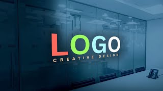 The Shocking Way to Create REALISTIC 3D Glass Logos in Canva  Professional 3D Logo design mockup [upl. by Ayanal895]