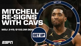 🚨 BREAKING Donovan Mitchell agrees to max extension with Cavaliers  Get Up [upl. by Eseerehc68]