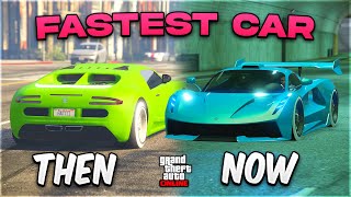 Fastest Car of Every Year in GTA 5 Online 2013  Present [upl. by Irot93]