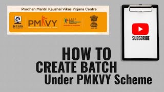 How To Create Batch and Candidates Enroll On SIDH Portal Under PMKVY Scheme  बैच कैसे बनाएं [upl. by Bumgardner357]