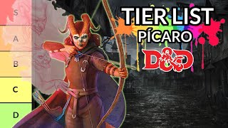 🔥 ¿Cuál es la MEJOR Subclase del Pícaro Tierlist DampD 🔥 Dungeons and Dragons ESPAÑOL 🔥 PODCAST TOP [upl. by Imena342]