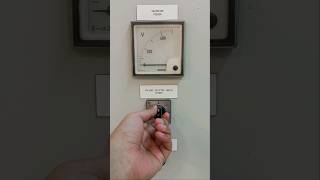 voltmeter and selector switch viralvideos electrician [upl. by Names]