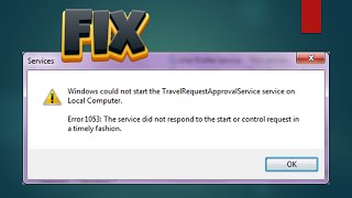 Fix Error 1053 the Service Did Not Respond to the Start or Control Request in a Timely Fashion [upl. by Aicemak590]