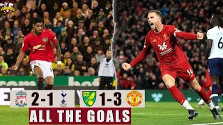 Great WINS for United amp Liverpool Norwich City 13 Manchester United  Liverpool 21 Tottenham [upl. by Cimbura142]