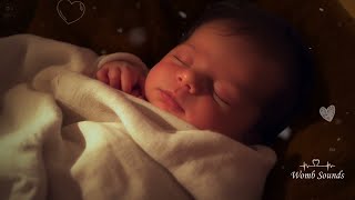 Soothe Your Baby with WOMB SOUNDS 🍼 10 Hours Heartbeat amp White Noise Magic 🍼 No Ads [upl. by Lalage]