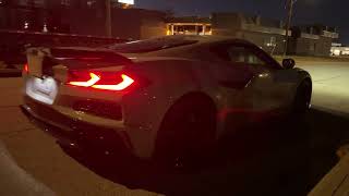 Corvette C8 Revving and flyby with Neutral Rev [upl. by Eelyrag]