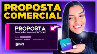 Como Criar PROPOSTA COMERCIAL para Criação de Sites Fazer Proposta de Orçamento no Canva [upl. by Hagep897]