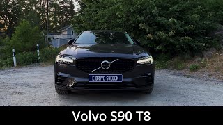 2023 Volvo S90 T8 Recharge 455hp  Walkaround  Acceleration  Sound  Range test  4K [upl. by Aekim]