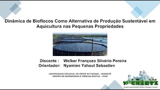 10 EAICITIDinâmica de Bioflocos Como Alternativa de Produção Sustentável em Aquicultura nas [upl. by Rosenberg]