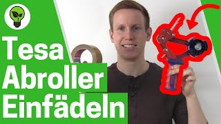 Tesa Abroller einfädeln ✅ ULTIMATIVE ANLEITUNG Klebebandabroller amp Handabroller Klebeband einlegen [upl. by Xed]