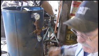 Cyclone Sandblaster 250 Lb Pressure Pot  Small Project [upl. by Prasad502]