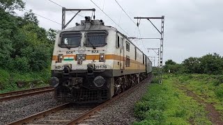 Udyan Express Led By BZA WAP7 [upl. by Adnarahs]