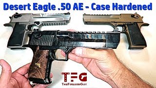 Desert Eagle 50 AE Action Express Case Hardened  TheFireArmGuy [upl. by Atsirhcal]