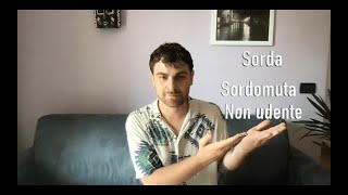 LIS  Sordo sordomuto non udente [upl. by Eciral]