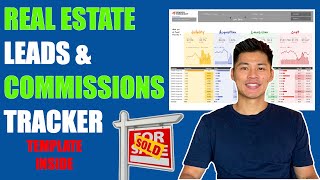 Real Estate Agent Commission Spreadsheet Tracker amp Dashboard Template Walkthrough 2022 [upl. by Puto]