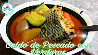 CALDO DE PESCADO🐟CON VERDURAS [upl. by Ahsiakal]