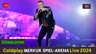 COLDPLAY MERKUR SPIELARENA 1 Hour  Concert Coldplay 2024  Concert Coldplay Düsseldorf 2024 Live [upl. by Noimad]