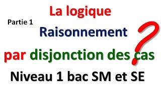 EXERCICES SUR LA LOGIQUE LE RAISONNEMENT PAR DISJONCTION DES CAS PARTIE 1 NIVEAU 1 BAC SM ET SEXP [upl. by Sherburn889]