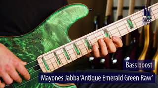 Mayones Guitars Jabba Custom Live Demo  BassFreaksnet [upl. by Eecak]