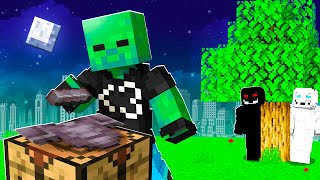 Crafting OP NETHERITE ARMOR in Minecraft Realms SMP S4 EP 109 [upl. by Berstine216]