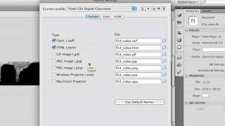 Adobe Flash CS5 Tutorial  Publishing a Movie with Flash [upl. by Camellia]