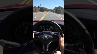 2023 Infiniti Q50 Red Sport AWD POV Drive shorts [upl. by Krakow]