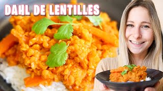 DAHL DE LENTILLES CORAIL la recette simple [upl. by Canter17]