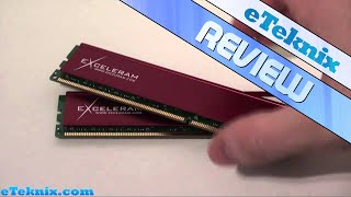 Video Review Exceleram DDR3 PC312800 1600MHz 4GB Memory [upl. by Panthea]