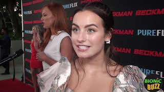 Actress Madison Mae Interview at Beckman World Premiere [upl. by Ikey]