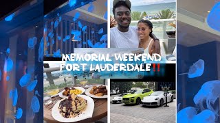 Memorial Day weekend 2022  steak 954 brunch  The W hotel  Fort Lauderdale Beach  Travel vlog [upl. by Alleacim]