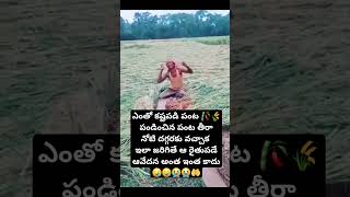 Farmer emotion 😭sad farmer farmerlife farmer is gord indian farmer village farmer viralvideo [upl. by Moberg425]