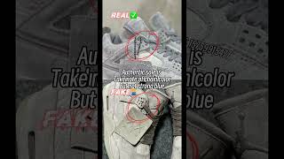 Real VS Fake Jordan 4 Kaws reseller airjordan basketballshoes sneakers jordan4 sneakerhead [upl. by Terb]