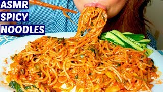 ASMR Stirfried Spicy Noodles Mukbang Cambodian No Talking 먹방 suellASMR [upl. by Yvonne]