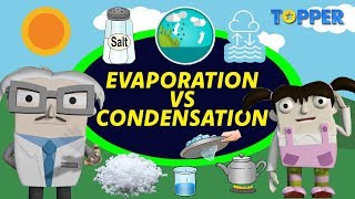 Evaporation and Condensation  Class 6th Chemistry [upl. by Brigitta]