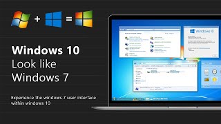 How to Make Windows 10 Look Like Windows 7  Aero Glass for Windows 10 [upl. by Nednal]