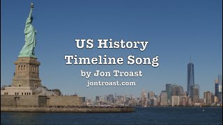 US History Timeline Lyric Video HD 720p [upl. by Glogau]