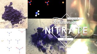 Energetics Tetraamine Copper II Nitrate and its properties [upl. by Finbar]